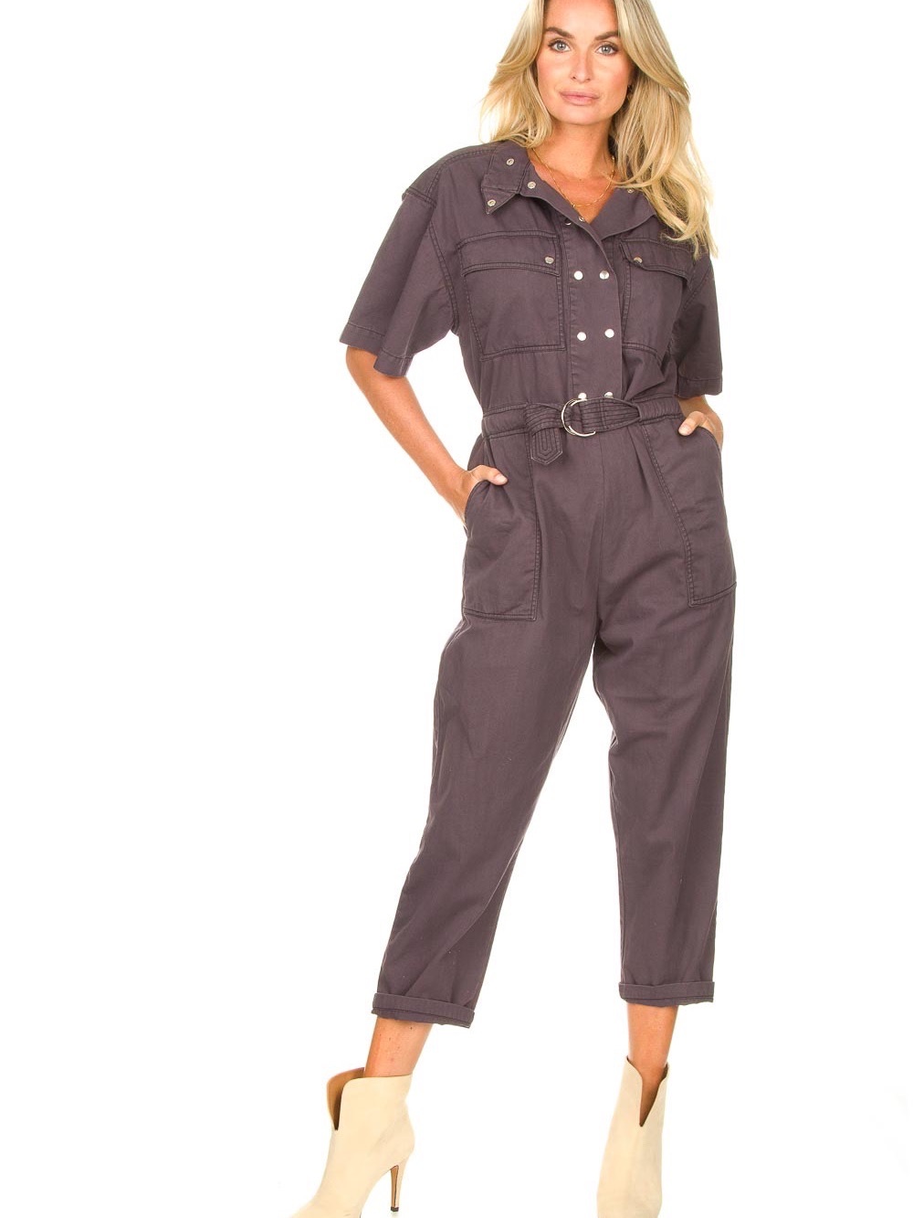 Magali Pascal Dylan Utility Cotton Jumpsuit